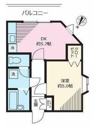 スタジオ北柏3号棟の物件間取画像